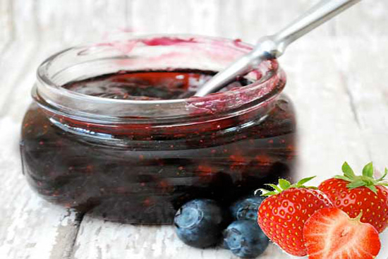 Strawberry-blueberry jam