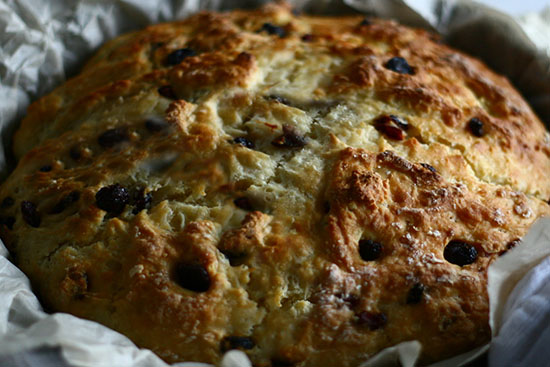 Double cranberry soda bread