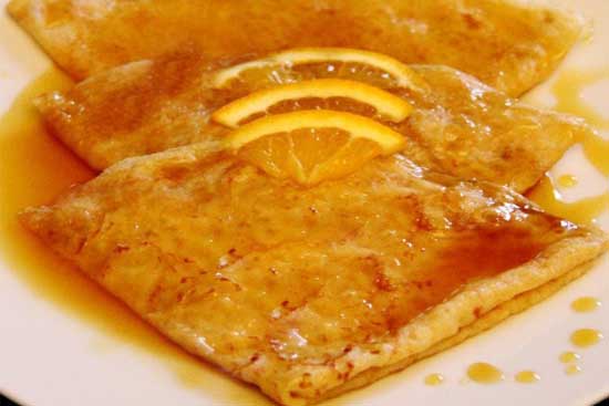 Crêpes suzette