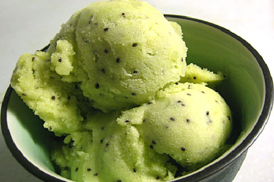 Kiwi sorbet