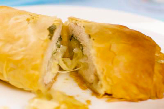 Chicken strudel