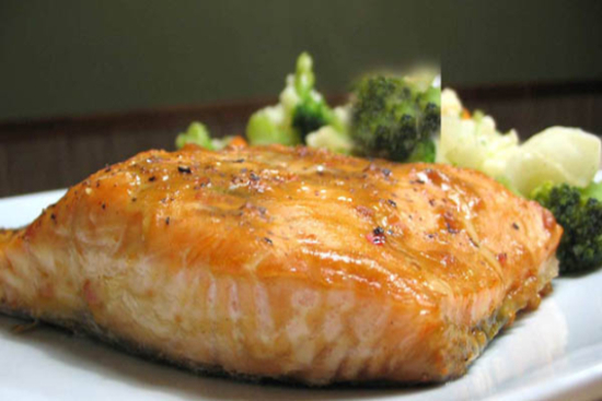 Baked salmon fillets Page-Turner-Cookbook