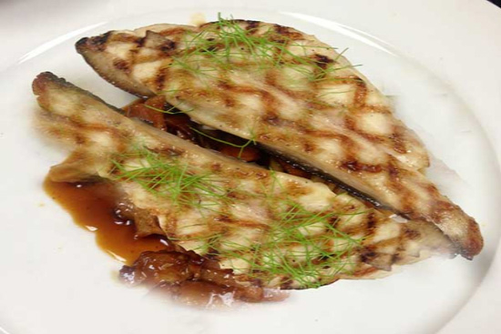 Grilled pompano with tangy ginger sauce - A recipe by Epicuriantime.com