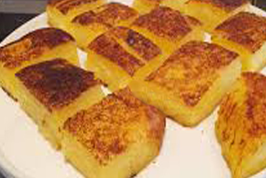 Fijian cassava cake A recipe from Fiji