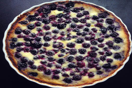 Finnish blueberry pie - mustikkapiirakka