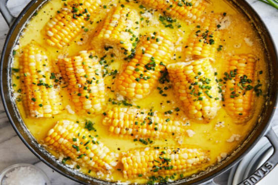 Corn in coconut milk 