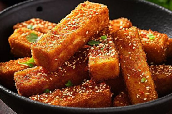 Sesame tofu fingers